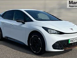 Metallic nevada white New 2025 Cupra Born Hatchback | £27,990 (Expensive)