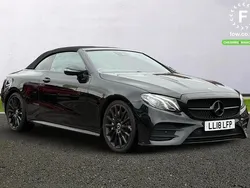 Black Used 2018 Mercedes E300 AMG Line Premium Cabriolet | £20,899 (Super price)