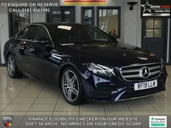 Blue Used 2019 Mercedes E220 AMG line Sedan | £19,970 (Good price)