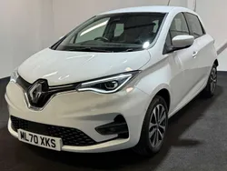 White Used 2020 Renault Zoe GT-Line Hatchback | £8,585 (Fair price)