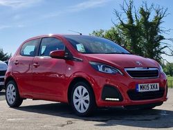 Red Used 2015 Peugeot 108 Active Hatchback | £4,495 (Fair price)