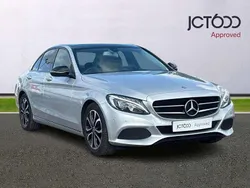 Silver Used 2018 Mercedes C220 Premium Sedan | £12,456 (Good price)
