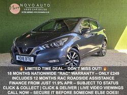 Grey Used 2018 Nissan Micra Acenta Hatchback | £7,100 (Fair price)