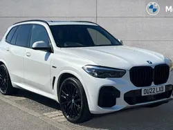 White Used 2022 BMW X5 M Sport SUV | £42,498 (Good price)