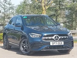 Blue Used 2021 Mercedes GLA200 AMG Line Premium SUV | £28,998 (Fair price)