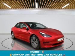 Red Used 2021 Tesla Model 3 Standard Range Plus Sedan | £14,799 (Fair price)