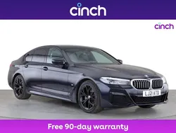 Black Used 2021 BMW 520 M Sport Sedan | £23,749 (Good price)