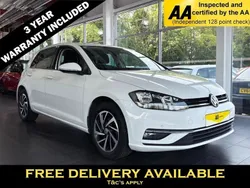 White Used 2019 VW Golf VII Match Hatchback | £13,195 (Fair price)