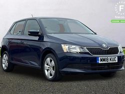 Blue Used 2018 Skoda Fabia SE Hatchback | £8,799 (Fair price)