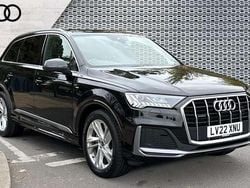 Black Used 2022 Audi Q7 S-Line SUV | £39,596 (Fair price)