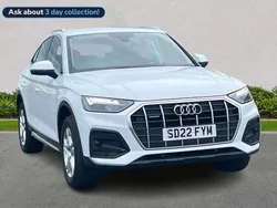 White Used 2022 Audi Q5 Sportback Sport SUV | £31,186 (Super price)
