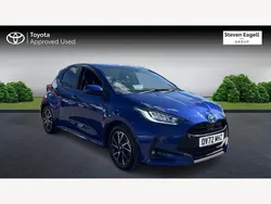 Blue Used 2022 Toyota Yaris Hybrid Design Hatchback | £16,271 (Fair price)
