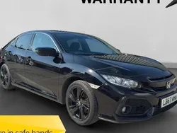 Black Used 2017 Honda Civic SR Hatchback | £9,690 (Fair price)