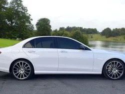 White Used 2020 Mercedes E220 AMG line Sedan | £28,745 (Expensive)