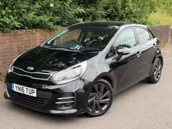 Black Used 2016 Kia Rio 3 Hatchback | £5,495 (Fair price)