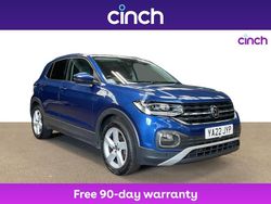 Blue Used 2022 VW T-Cross SEL SUV | £13,349 (Fair price)