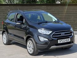 Black Used 2022 Ford Ecosport Titanium SUV | £10,900 (Fair price)