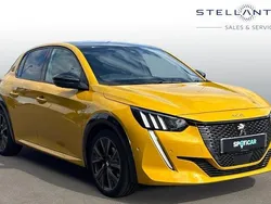 Yellow Used 2022 Peugeot 208 Premium Hatchback | £16,948 (Fair price)