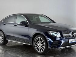 Blue Used 2019 Mercedes GLC250 AMG line Coupe | £27,100 (Fair price)