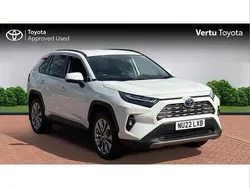 White Used 2022 Toyota RAV4 Hybrid SUV | £26,517 (Fair price)
