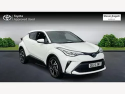 White Used 2023 Toyota C-HR Design SUV | £21,590 (Fair price)