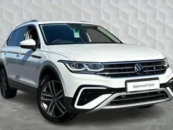 White Used 2022 VW Tiguan Allspace Elegance SUV | £31,350 (A bit pricey)
