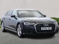 Blue Used 2024 Audi A8 S-Line Sedan | £50,928 (Super price)