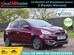 Purple Used 2017 Mitsubishi Mirage Hatchback | £6,300 (Fair price)