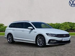 White Used 2020 VW Passat R-line Estate | £21,790 (Expensive)