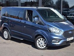 Chrome blue Used 2021 Ford Tourneo Custom Titanium Van | £23,990 (Super price)