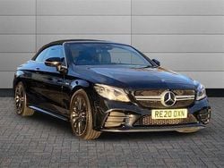 Black Used 2020 Mercedes C43 AMG Premium Plus Cabriolet | £28,195 (Good price)