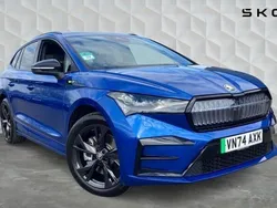 Blue Used 2025 Skoda Enyaq iV vRS SUV | £39,000