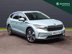 Arctic silver metallic Used 2022 Skoda Enyaq iV ecoSuite SUV | £23,700 (Fair price)