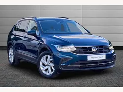 Blue Used 2022 VW Tiguan Life SUV | £20,350 (Fair price)