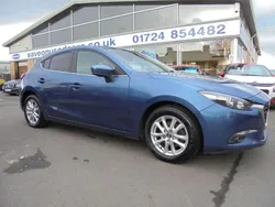 Blue Used 2017 Mazda 3 Hatchback | £7,788 (Fair price)