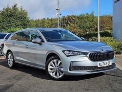Pebble silver metallic Used 2024 Skoda Superb SE Technology Estate | £28,995 (Expensive)