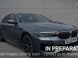 Blue Used 2022 BMW 520 M Sport Sedan | £28,490 (Fair price)