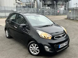 Black Used 2012 Kia Picanto 2 Hatchback | £2,795 (Fair price)