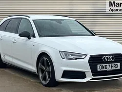 White Used 2018 Audi A4 Black Edition Estate | £16,740 (Fair price)