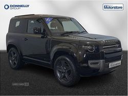 Black Used 2021 Land Rover Defender SE Dynamic SUV | £45,995 (Fair price)
