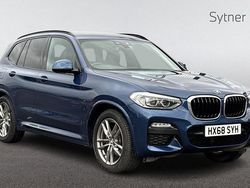 Blue Used 2018 BMW X3 M Sport SUV | £24,000 (Fair price)