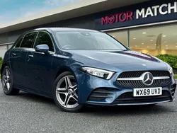 Blue Used 2019 Mercedes A180 AMG line Hatchback | £16,990 (A bit pricey)
