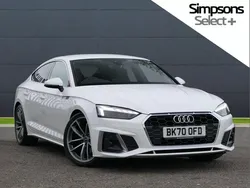 White Used 2021 Audi A5 Sportback S-Line Hatchback | £23,495 (Good price)
