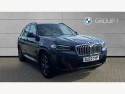 Blue Used 2022 BMW X3 M Sport SUV | £33,995 (Fair price)