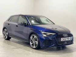 Blue Used 2022 Audi A3 Sportback Business Hatchback | £19,999 (A bit pricey)