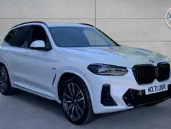White Used 2021 BMW X3 M Sport SUV | £33,990 (Fair price)