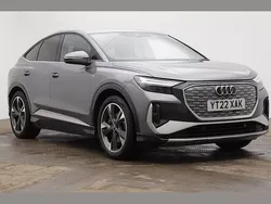 Grey Used 2022 Audi Q4 Sportback e-tron S-Line SUV | £25,390