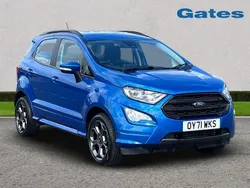 Blue Used 2021 Ford Ecosport ST-Line SUV | £14,199 (Fair price)