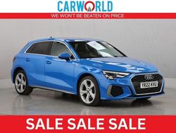 Blue Used 2022 Audi A3 Sportback e-tron S-Line Hatchback | £13,700 (Fair price)
