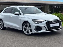White Used 2023 Audi A3 S-Line Hatchback | £21,490 (Fair price)